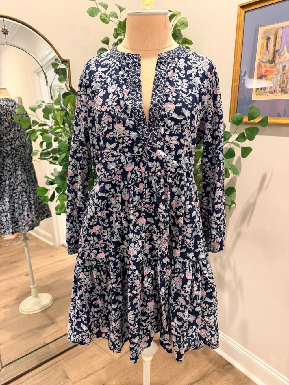 J.Crew Factory floral dress XS